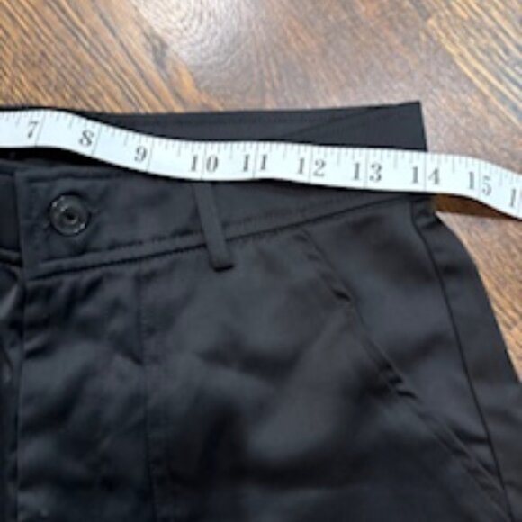 EUC Zara viscose utility/cargo black pants tall sz S - Picture 6 of 7